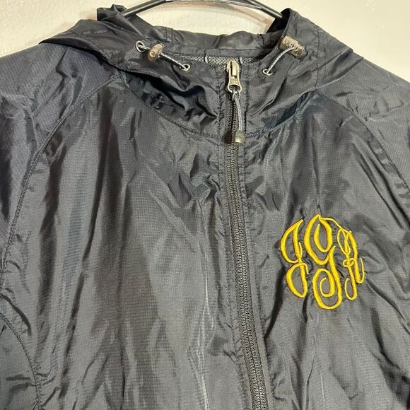 Eddie Bauer Monogrammed Lightweight Windbreaker Rain Jacket Yellow Embroidery M - Picture 7 of 7